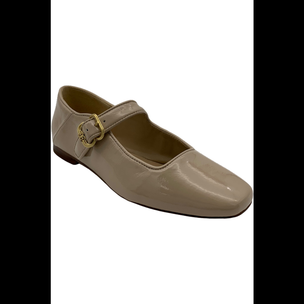 Sam Edelman Beige Patent Leather Flats